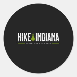 Adesivo Indiana No Parque Estadual Turkey Run Caminhada Ár