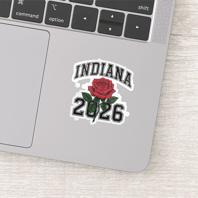 Adesivo INDIANA rose 2026 (Detalhe)