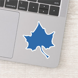 Adesivo Indiana State Leaf