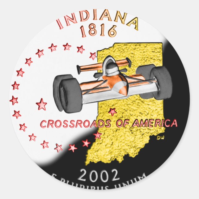 Adesivo Indiana Sticker (Frente)