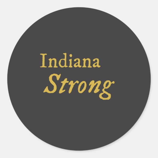 Adesivo Indiana Strong (Frente)