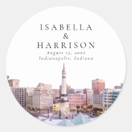 Adesivo INDIANAPOLIS Indiana Destino Skyline