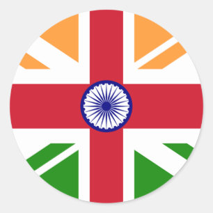Adesivo Indiano Anglo Indentity, India