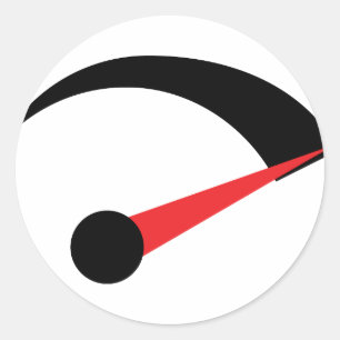 Adesivo indicador de velocidade de agulha rápida