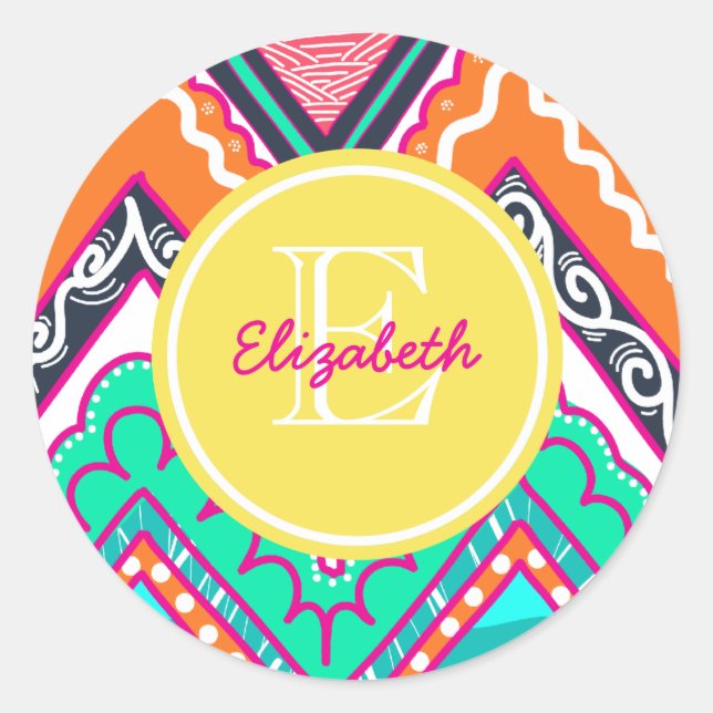 Adesivo Indie Chevron (Frente)