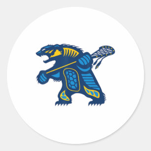 Adesivo Indígenas Lacrosse Bear