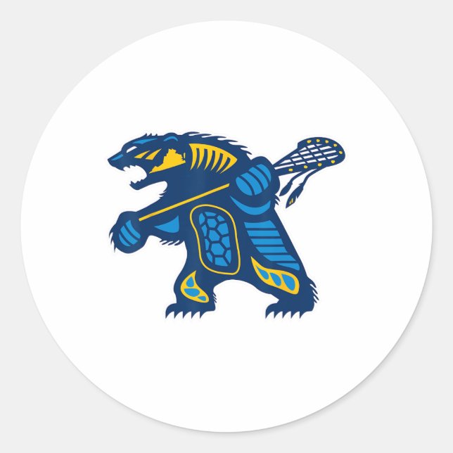 Adesivo Indígenas Lacrosse Bear (Frente)