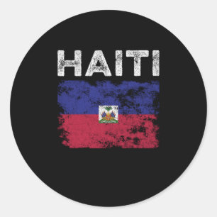 Adesivo Indignação na bandeira do Haiti - Bandeira do Hait