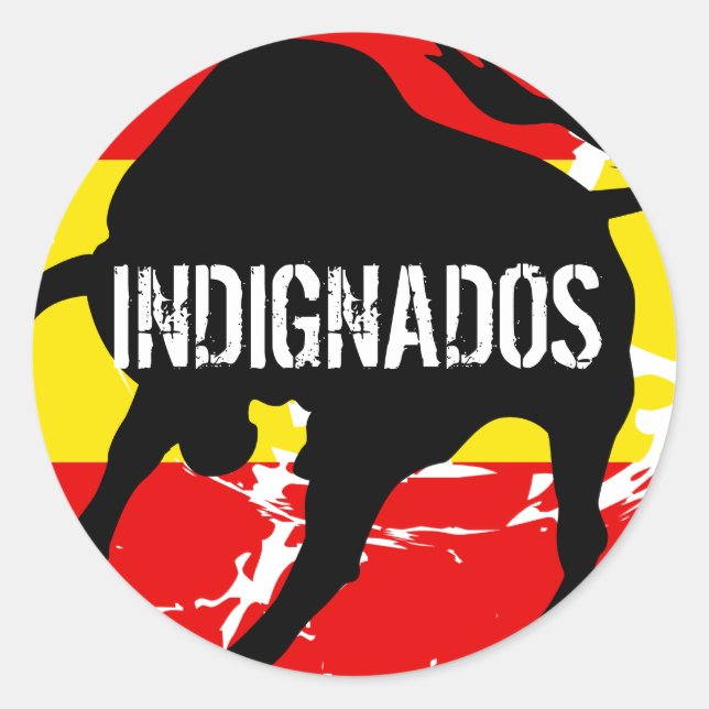 Adesivo Indignados (Frente)