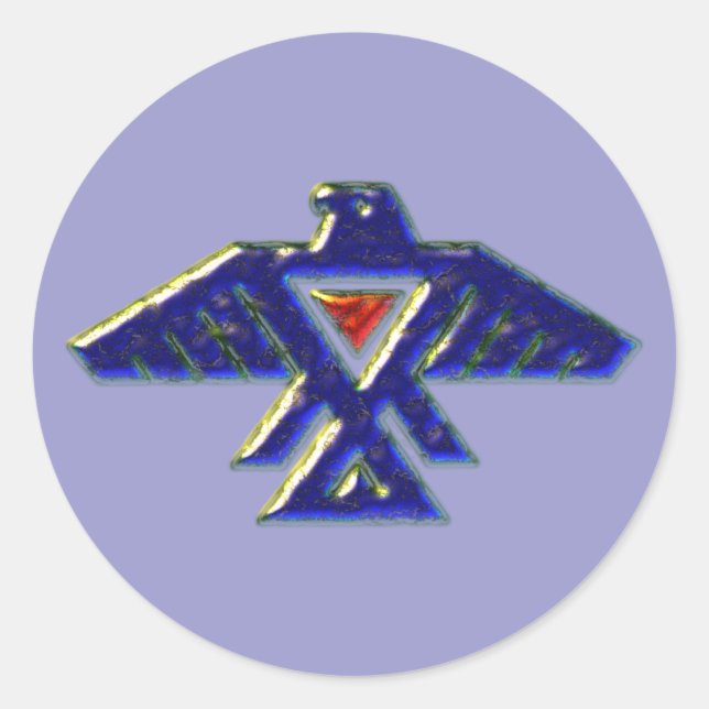 Adesivo Índio native anishinabe ojibwe american ojibwa (Frente)