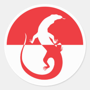 Adesivo Indonesia Komodo Dragon Monitor