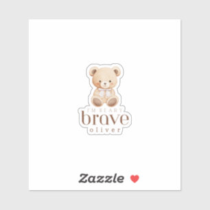 Adesivo infância corajosa beary cancro crianças doentes no