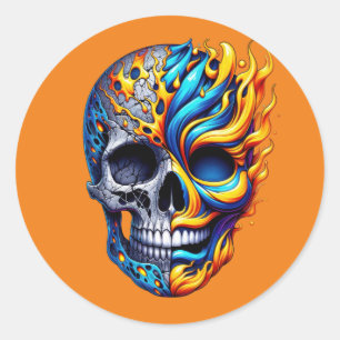 Adesivo Inferno Duality Skull