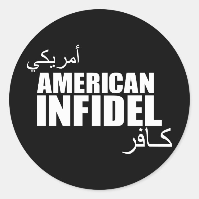 Adesivo Infidel Americano (Frente)