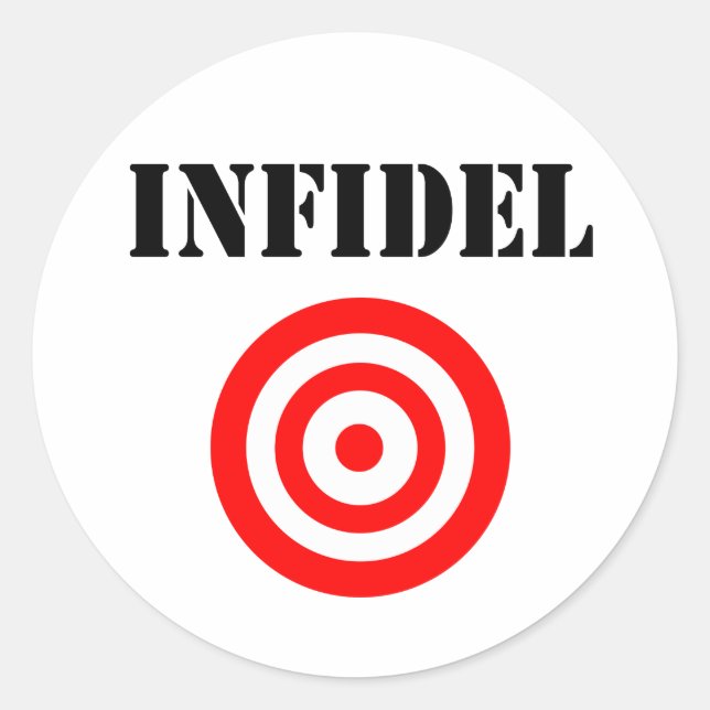 Adesivo Infidel (com alvo) (Frente)