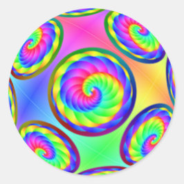 Adesivo Infinita Rainbow Spirals Sticker