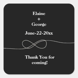 Adesivo Infinito Preto e Branco