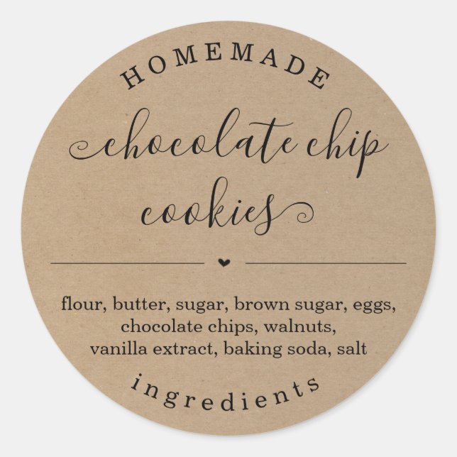 Adesivo Informações gerais sobre a Comida pessoal do Kraft (Frente)