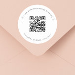 Adesivo Informações sobre detalhes do código QR do site de<br><div class="desc">Adicione sua url para seu site de casamento. Para obter informações,  detalhes,  rsvp online.</div>