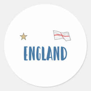 Adesivo Inglaterra Fan Shirt English Flag