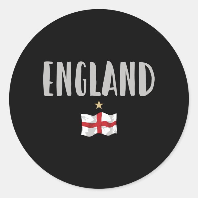 Adesivo Inglaterra Fan Shirt English Flag (Frente)