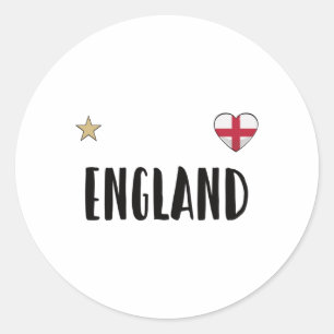 Adesivo Inglaterra Fan Shirt English Flag