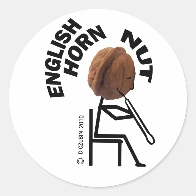 Adesivo Inglês Horn Nut (Frente)