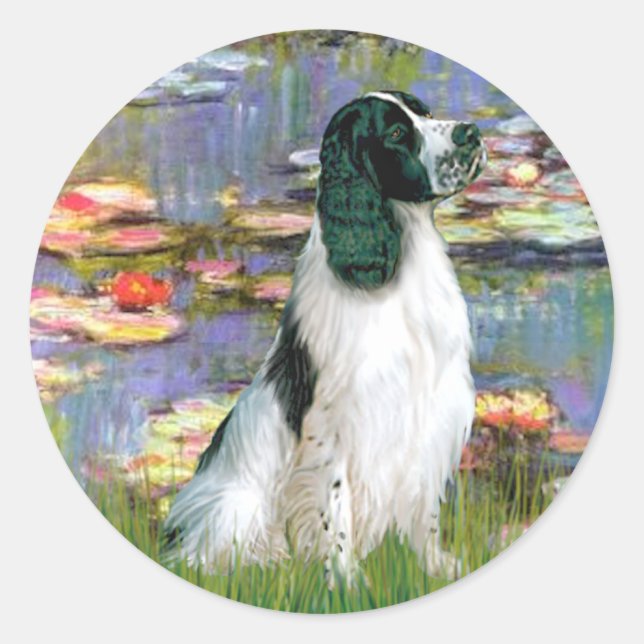 Adesivo Inglês Springer 7 - Lírios 2 (Frente)