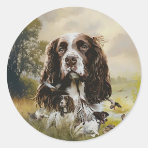 Adesivo Inglês Springer Spaniel