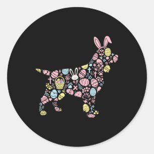 Adesivo Inglês Springer Spaniel Bunny Easter Páscoa D