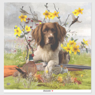 Adesivo Inglês Springer Spaniels, Arte
