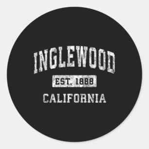 Adesivo Inglewood California Ca Estabelecida Esportes