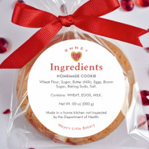 Ingrediente de Padaria de Biscoitos Coração Vermel