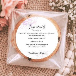 Adesivo Ingrediente de Padaria do Mercado de Produtores Bo