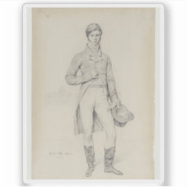 Adesivo Ingres - Retrato de Lord Grantham