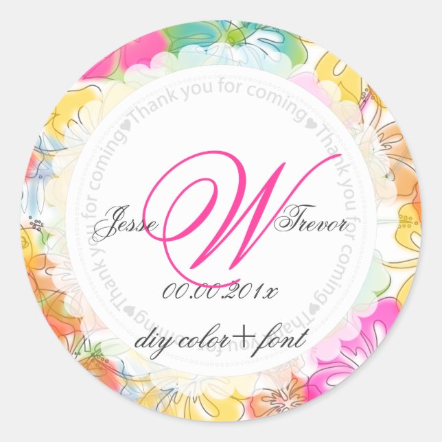 Adesivo Inibição de PixDezines/efeito de aquarela (Frente)