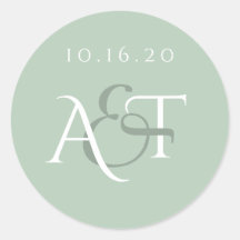 Iniciais de Casamento de Sage de Casamento de Casa