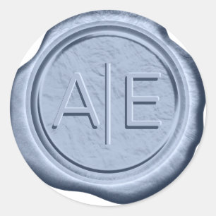 Adesivo Iniciais de Destaque de Destaque de Selagem de Cer