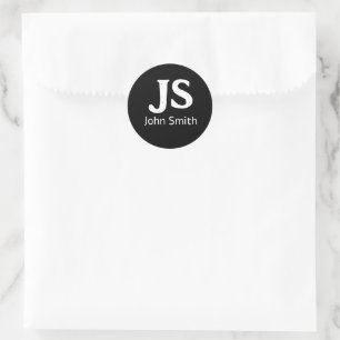 Adesivo Iniciais pessoais personalizáveis