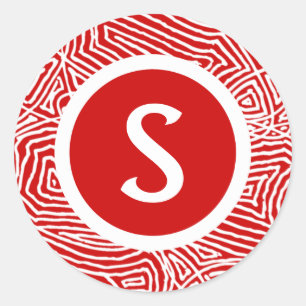 Adesivo Inicial de Scribbleprint