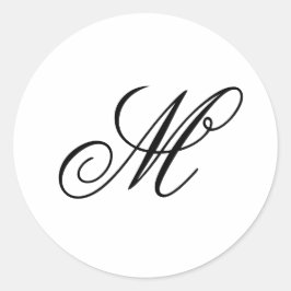 Adesivo Inicial Monograma Elegante