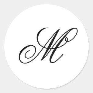 Adesivo Inicial Monograma Elegante
