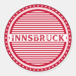 Adesivo Innsbruck City Pride Emblem – Austria Identity