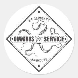 Adesivo Innsmouth Bus Service Joe Sargent