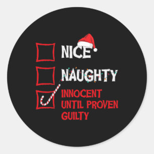 Adesivo Inocente Inocente Até Que O Natal Seja Comprovado