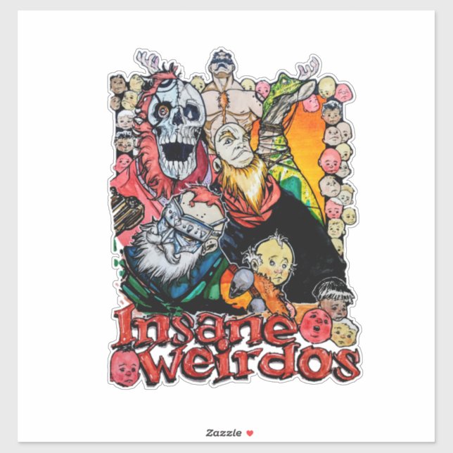 Adesivo Insano (Folha)