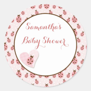 Adesivo Inseto cor-de-rosa do amor, bebé