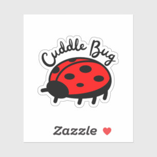 Adesivo Inseto de Cuddle Ladybug Design Bonita e Cozy