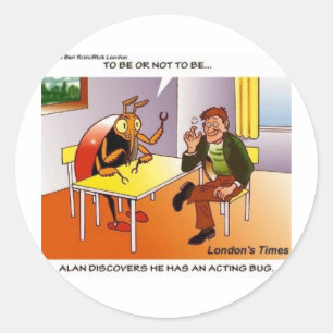 Adesivo Inseto Engraçado Atuante Camisetas de Cartoons pre