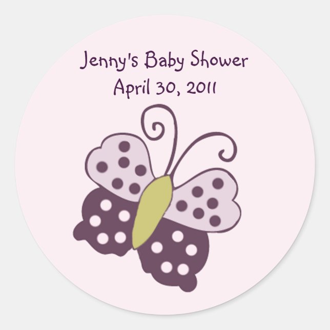 Adesivo Inseto Luv/Ladybug/Butterfly Sticker/Label/Seal (Frente)
